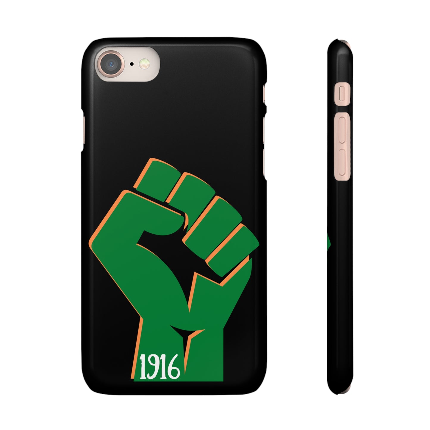 Irish Flag Fist Tricolour 1916 Easter Rising IRA Commemorative iPhone and Samsung Galaxy Snap Phone Cases