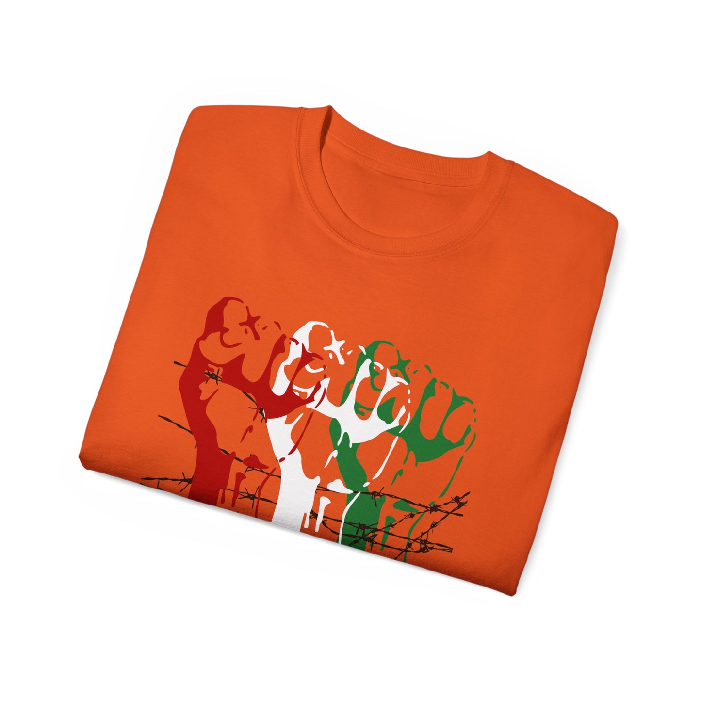 Free Palestine Palestinian Solidarity Flag Unisex Ultra Cotton Tee