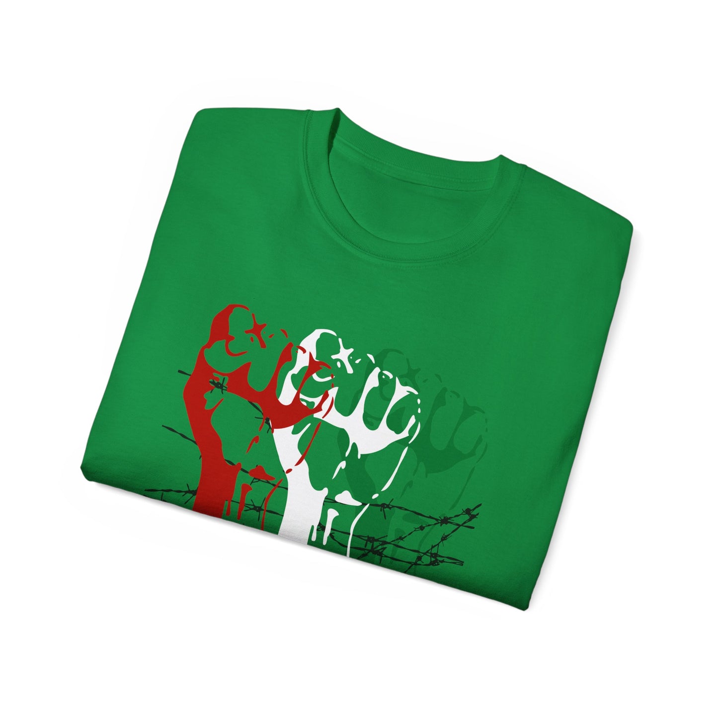 Free Palestine Palestinian Solidarity Flag Unisex Ultra Cotton Tee