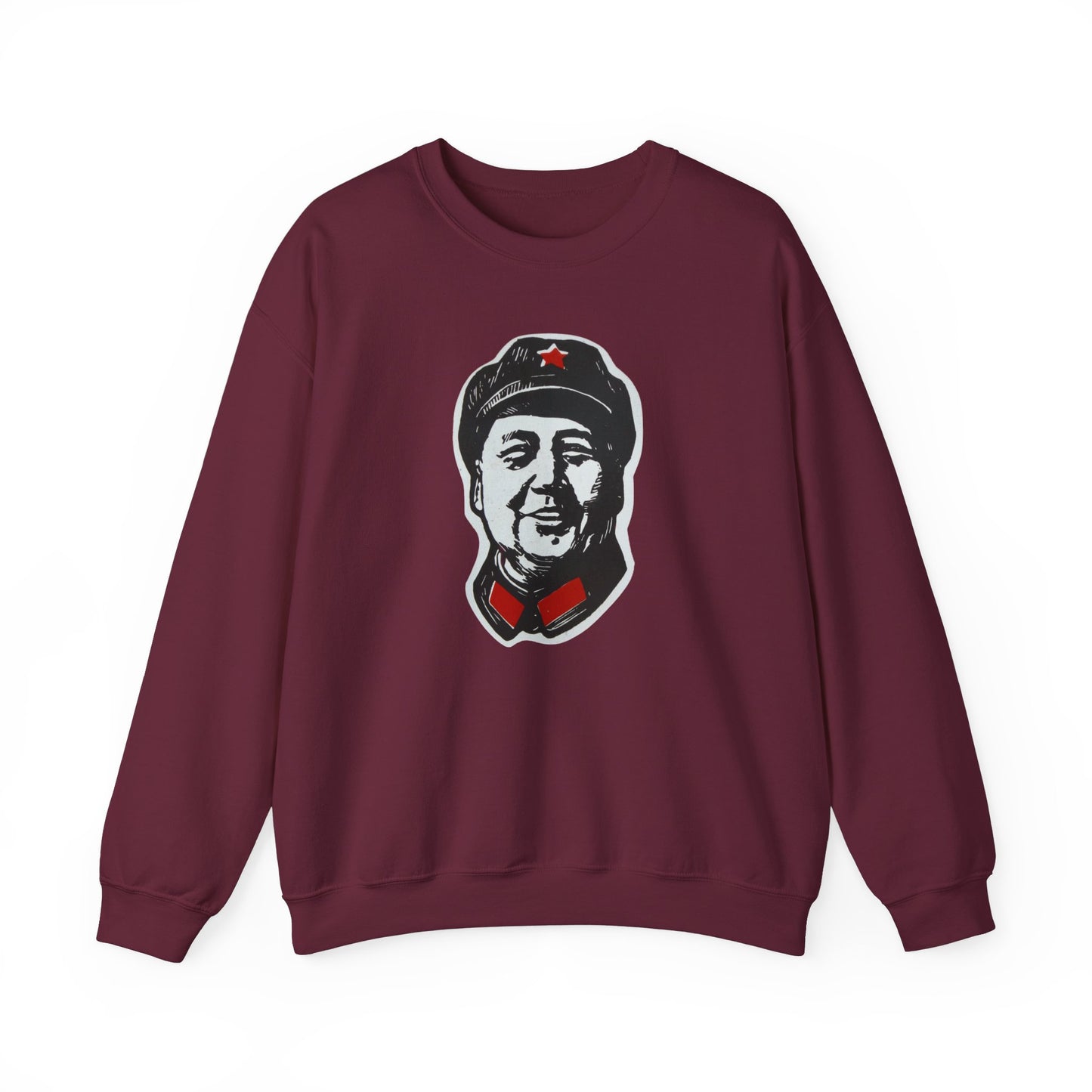 Chairman Mao Zedong Chinese Communist CCP Unisex Heavy Blend Crewneck Sweatshirt