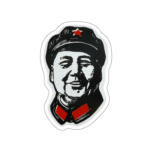 Chairman Mao Zedong Communist CCP China Maoist Kiss-Cut Sticker