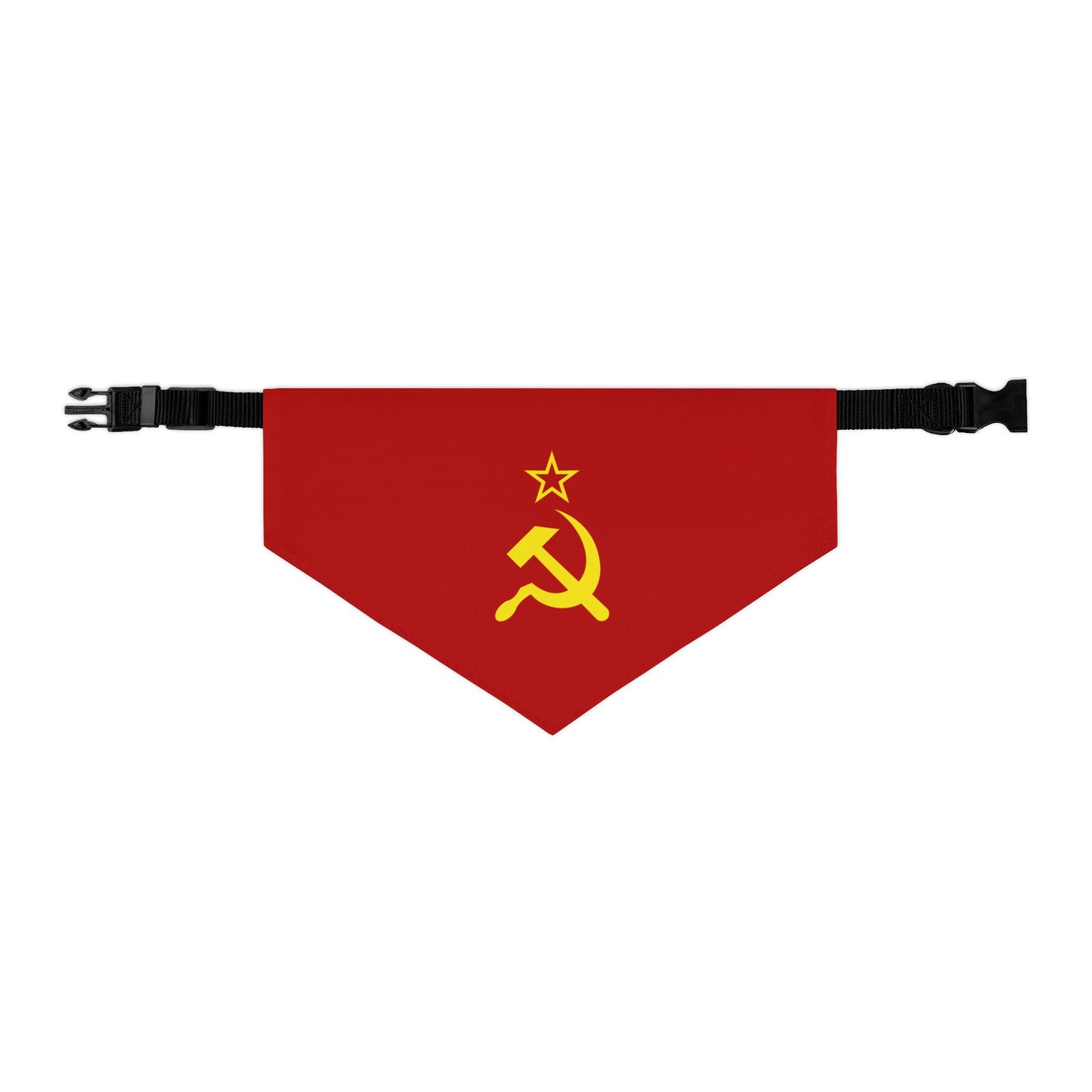 Communist Dog Hammer and Sickle Socialist Pet Bandana Collar