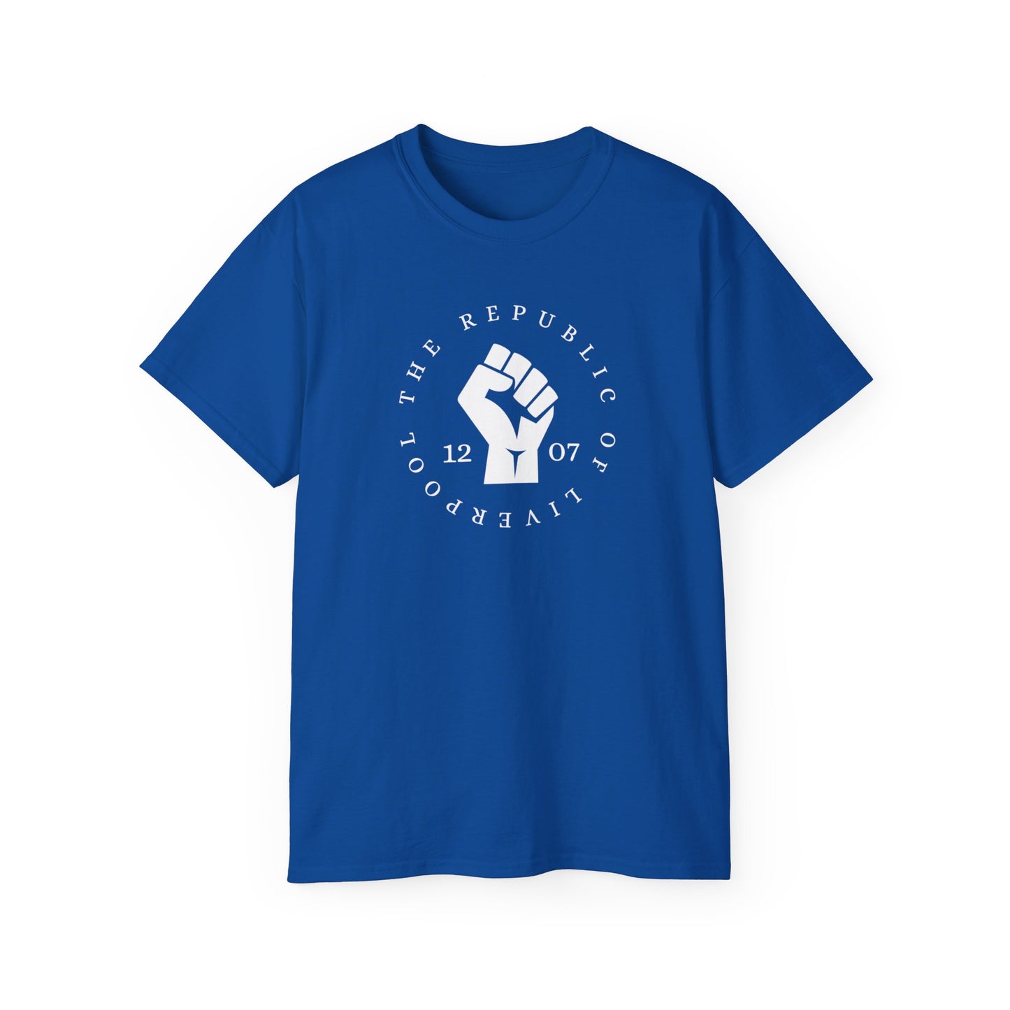 Scouse The Republic of Liverpool 1207 Fist Scouser Unisex Ultra Cotton Tee