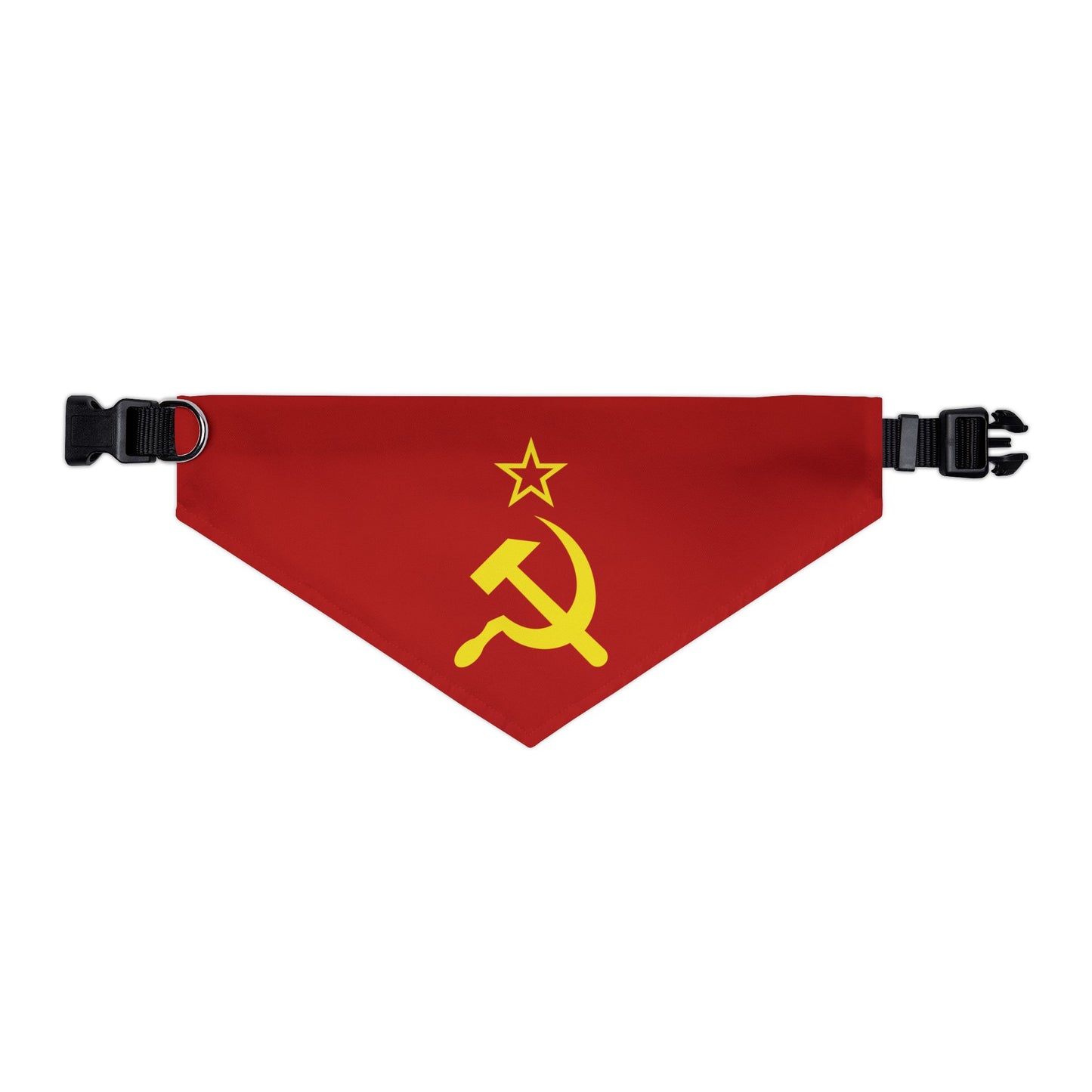 Communist Dog Hammer and Sickle Socialist Pet Bandana Collar