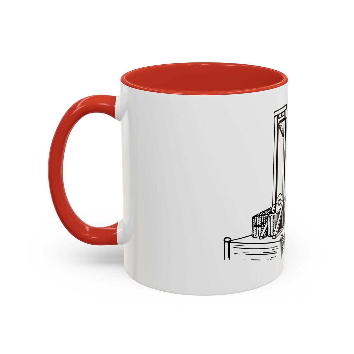 Anti Capitalist Guillotine with Platform George Bernard Shaw Quote The Moneyed Classes Leftist Socialist Accent Coffee Mug