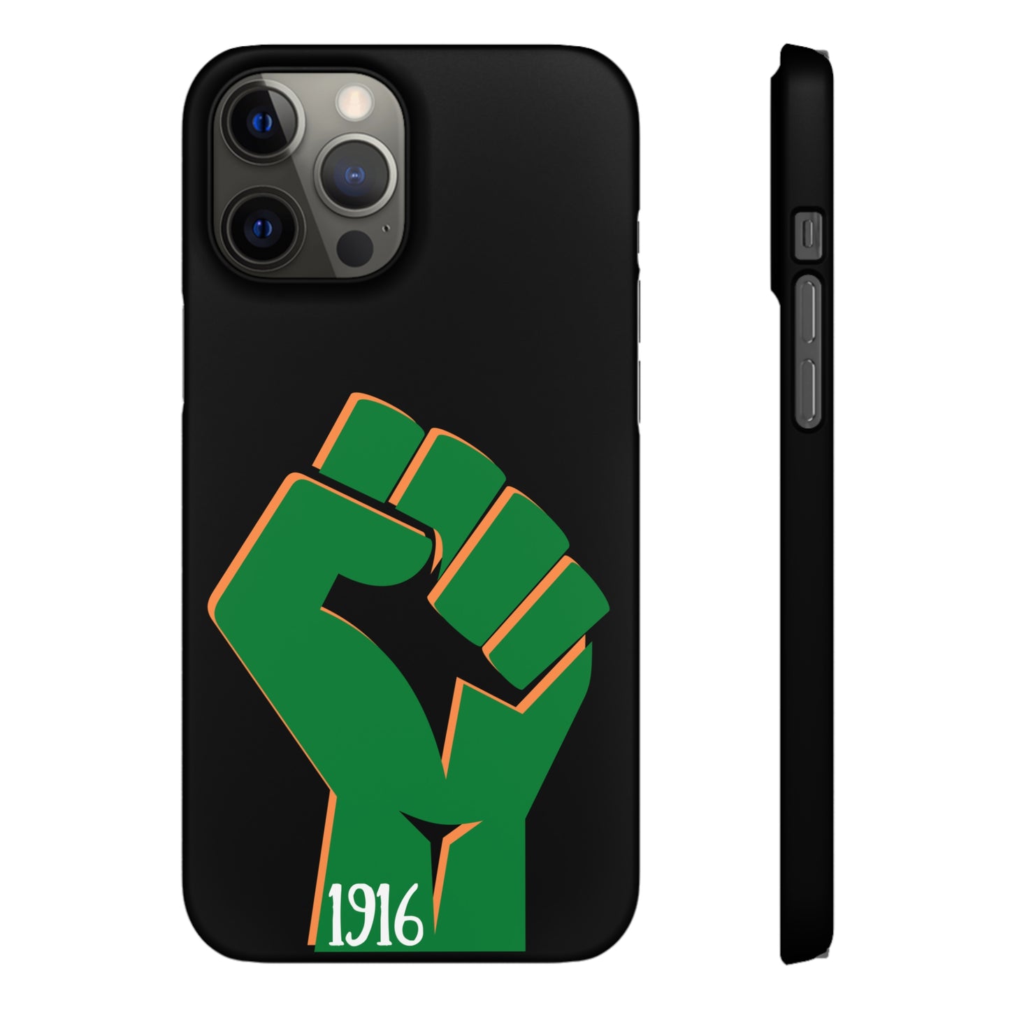 Irish Flag Fist Tricolour 1916 Easter Rising IRA Commemorative iPhone and Samsung Galaxy Snap Phone Cases