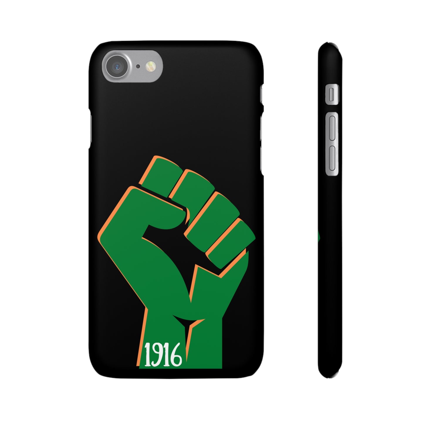 Irish Flag Fist Tricolour 1916 Easter Rising IRA Commemorative iPhone and Samsung Galaxy Snap Phone Cases