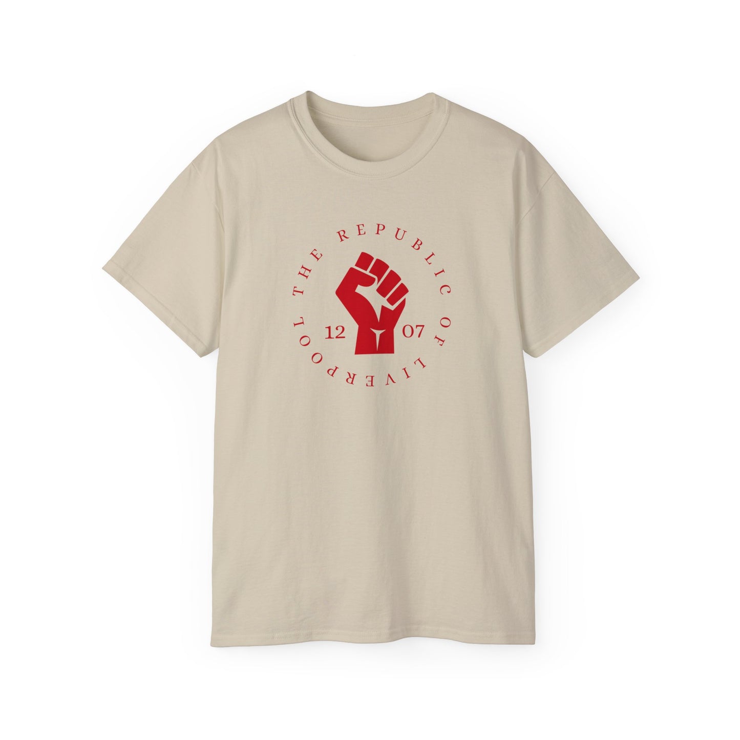 Scouse The Republic of Liverpool 1207 Fist Scouser Unisex Ultra Cotton Tee