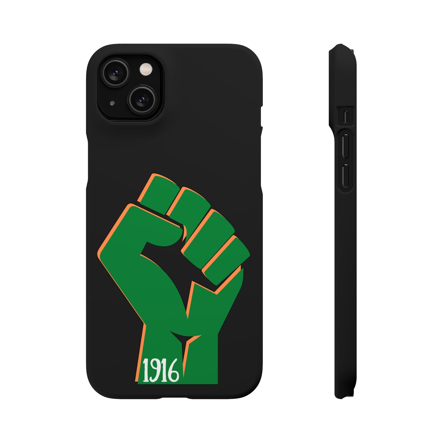 Irish Flag Fist Tricolour 1916 Easter Rising IRA Commemorative iPhone and Samsung Galaxy Snap Phone Cases