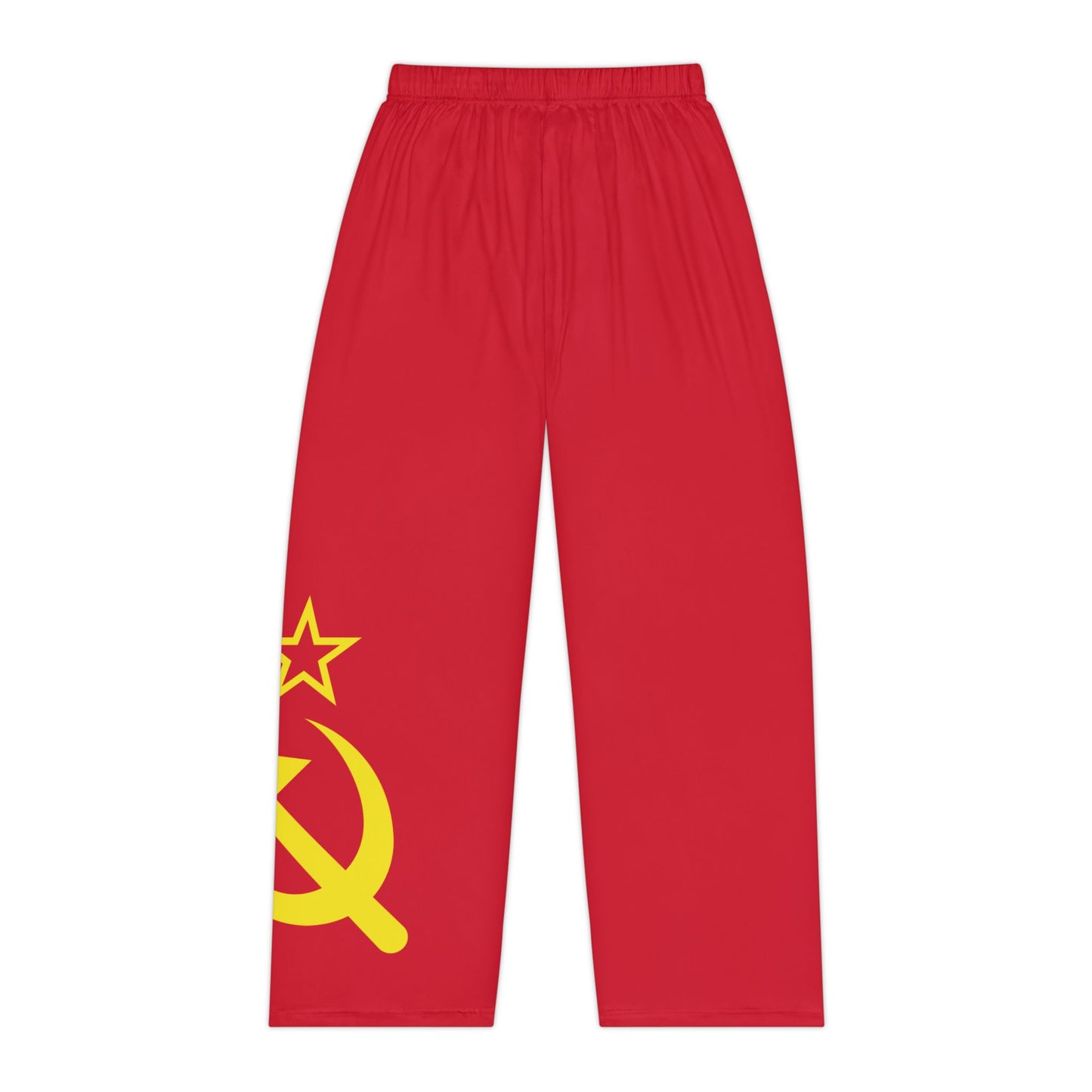 Socialist Soviet Hammer & Sickle Women's Pajama Pants Communist Relaxed Lounge Sleepwear
