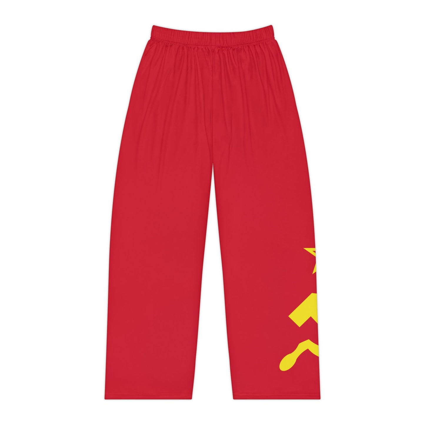 Socialist Soviet Hammer & Sickle Women's Pajama Pants Communist Relaxed Lounge Sleepwear