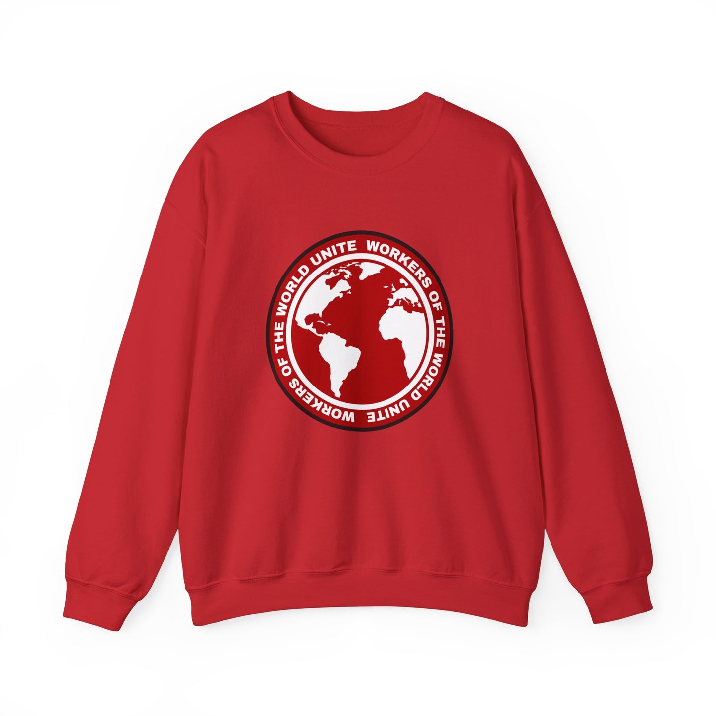 Workers of The World Unite May Day Socialist Solidarity 1st May Solidarity Marx Unisex Heavy Blend Crewneck Sweatshirt