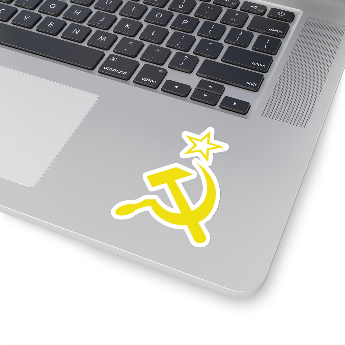 Leftist Yellow Hammer and Sickle Socialist Communist Soviet Union Sticker