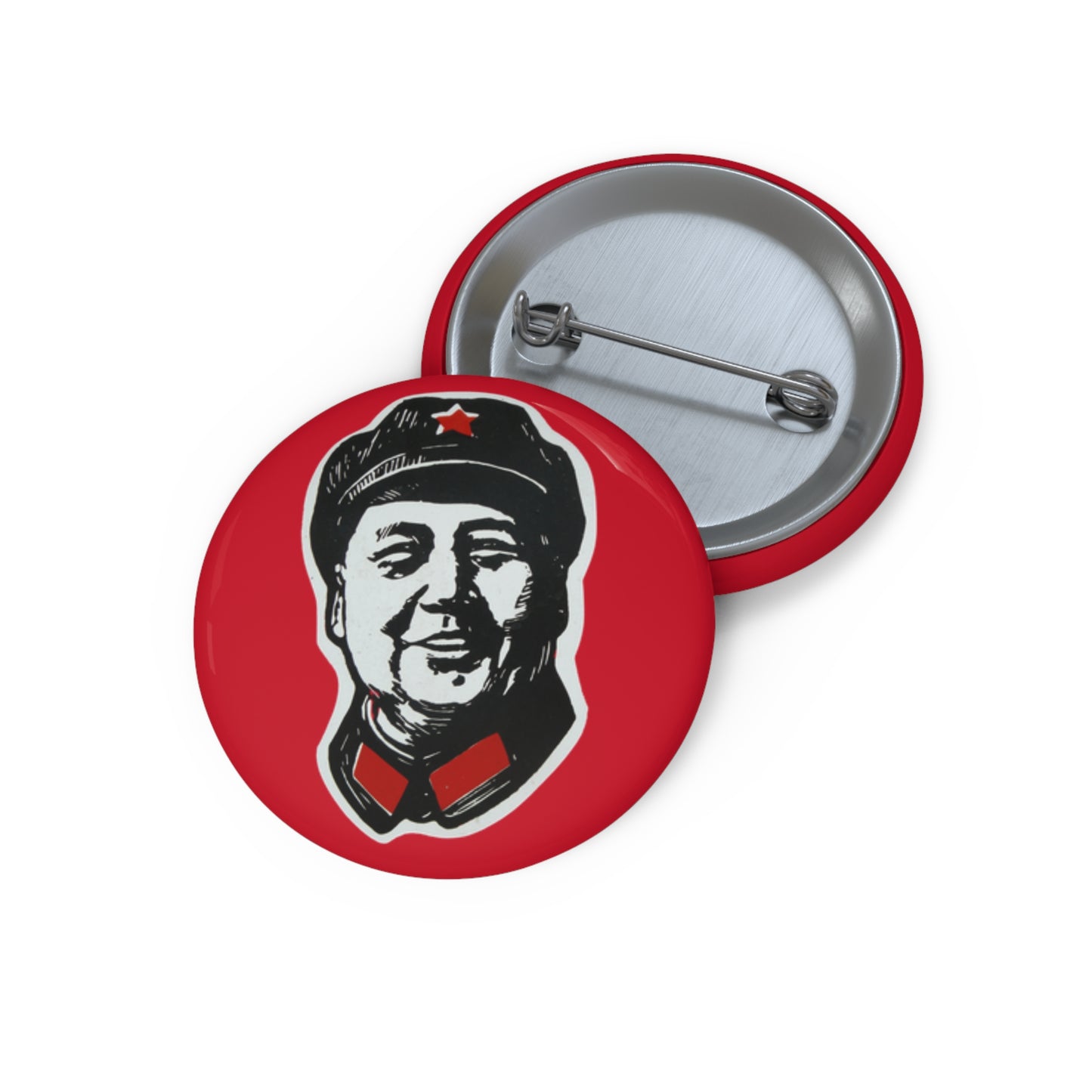 Chairman Mao Zedong Communist CCP China Pin Badge Button