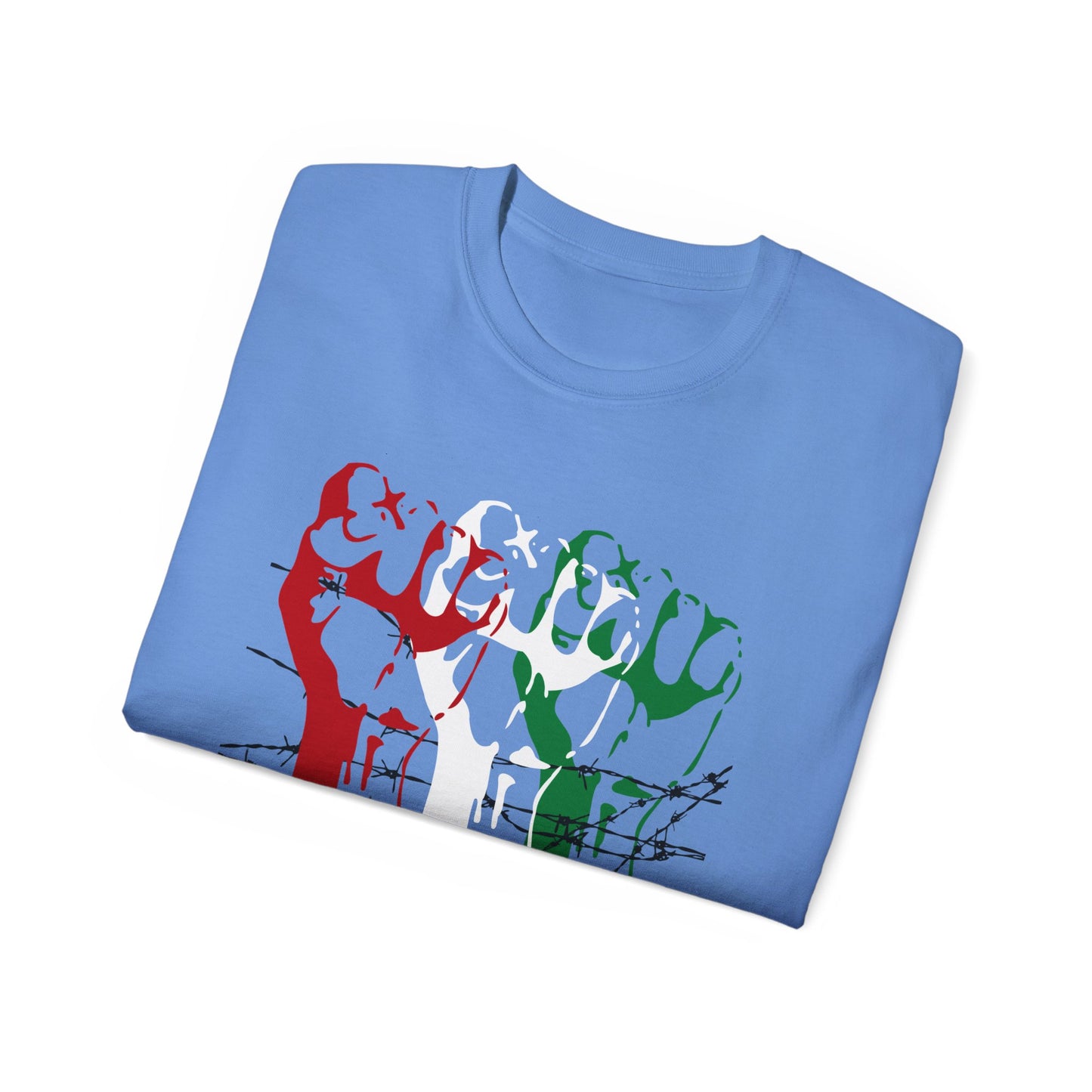 Free Palestine Palestinian Solidarity Flag Unisex Ultra Cotton Tee