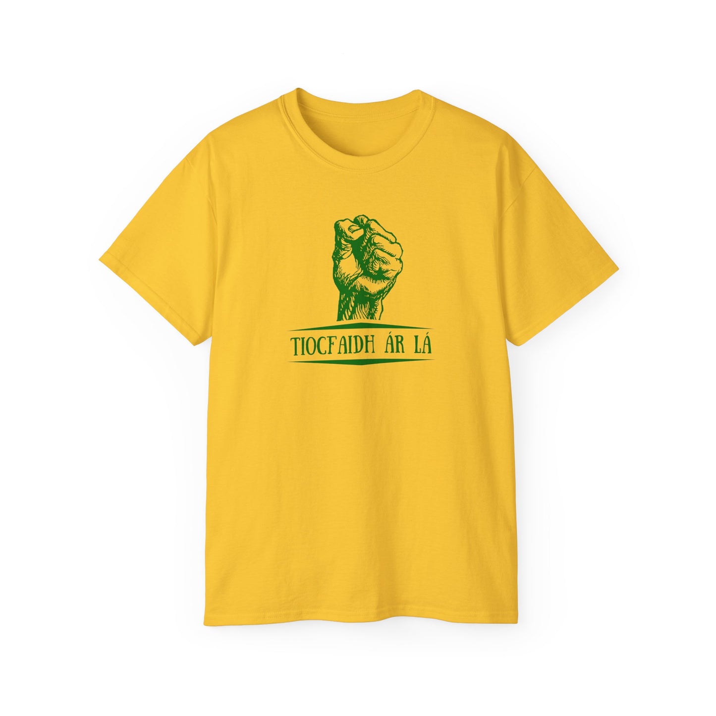 United Ireland Tiocfaidh ár lá Fist Our Day Will Come Irish Republican IRA Erin go Bragh Fenian Unisex Ultra Cotton Tee