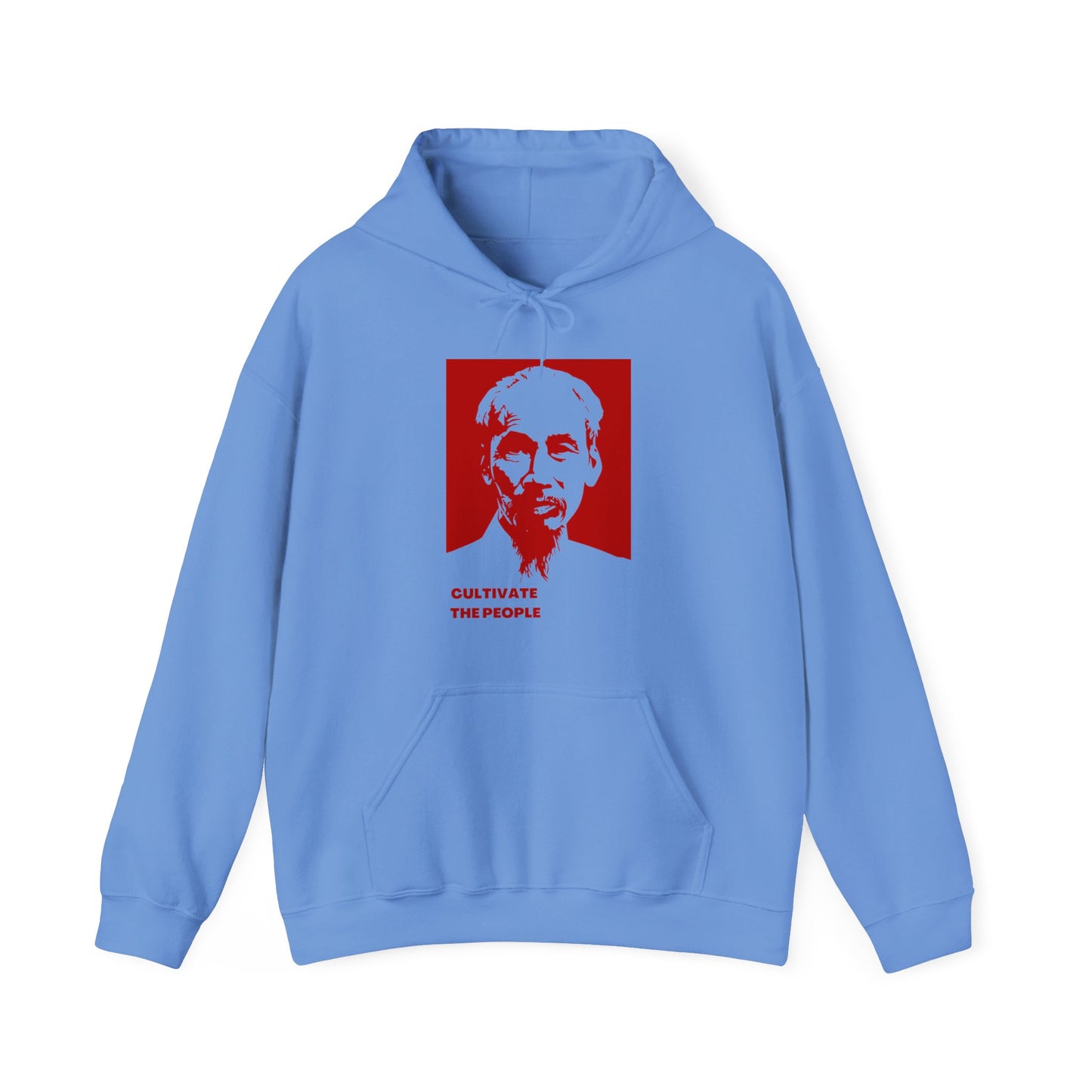 Ho Chi Minh Cultivate The People Vietnam Cold War Revolutionary Uncle Ho Unisex Heavy Blend™ Hooded Sweatshirt