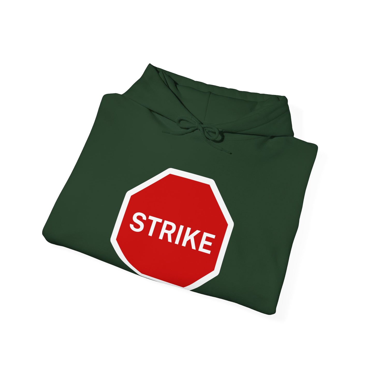 Labour Union Strike Stop Sign Red Leftist Socialist Trade Union Hoodie Unisex Heavy Blend Hooded Sweatshirt