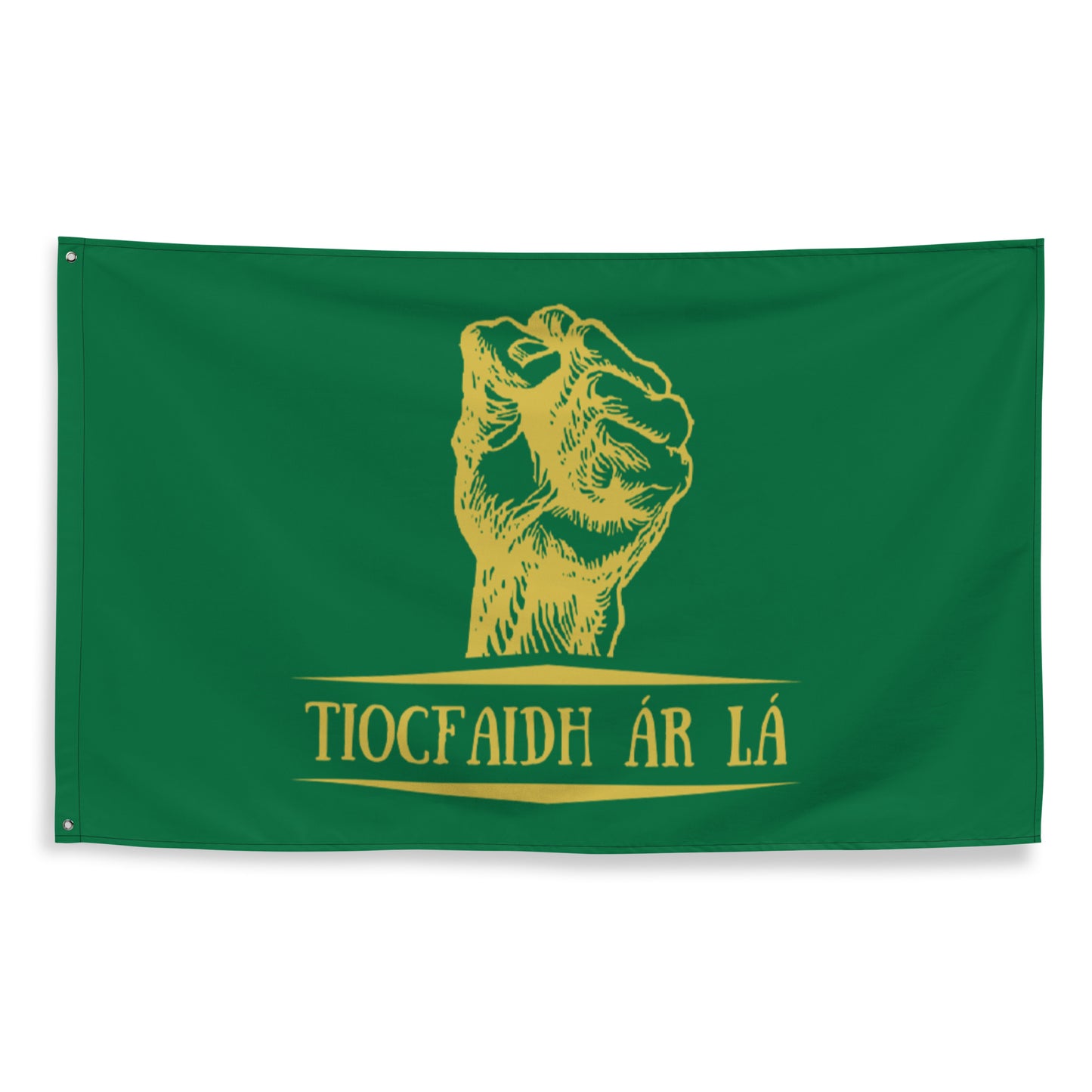 Irish Republican IRA Tiocfaidh ár lá Solidarity Fist United Ireland Flag