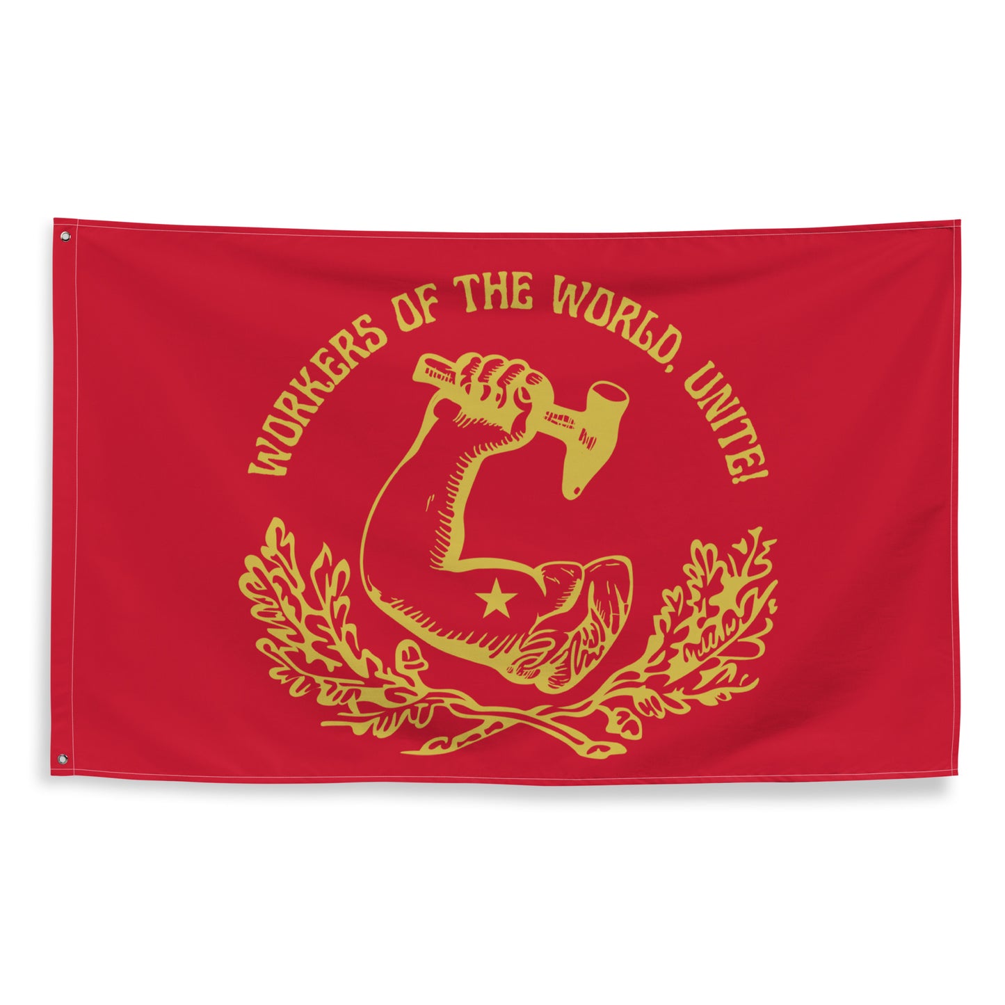 Socialist Workers of the World Marxist Hammer and Sickle Communist Trade Union Star Flag