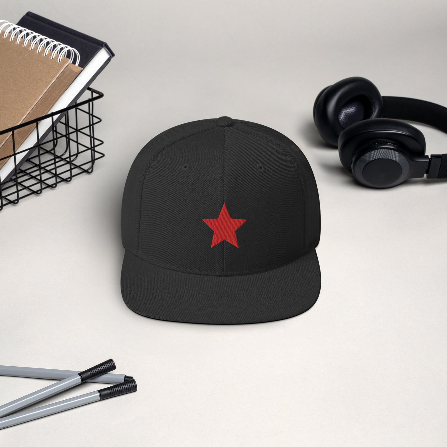 Socialist Solidarity Red Star Snapback Hat Communist Leftist Baseball Cap