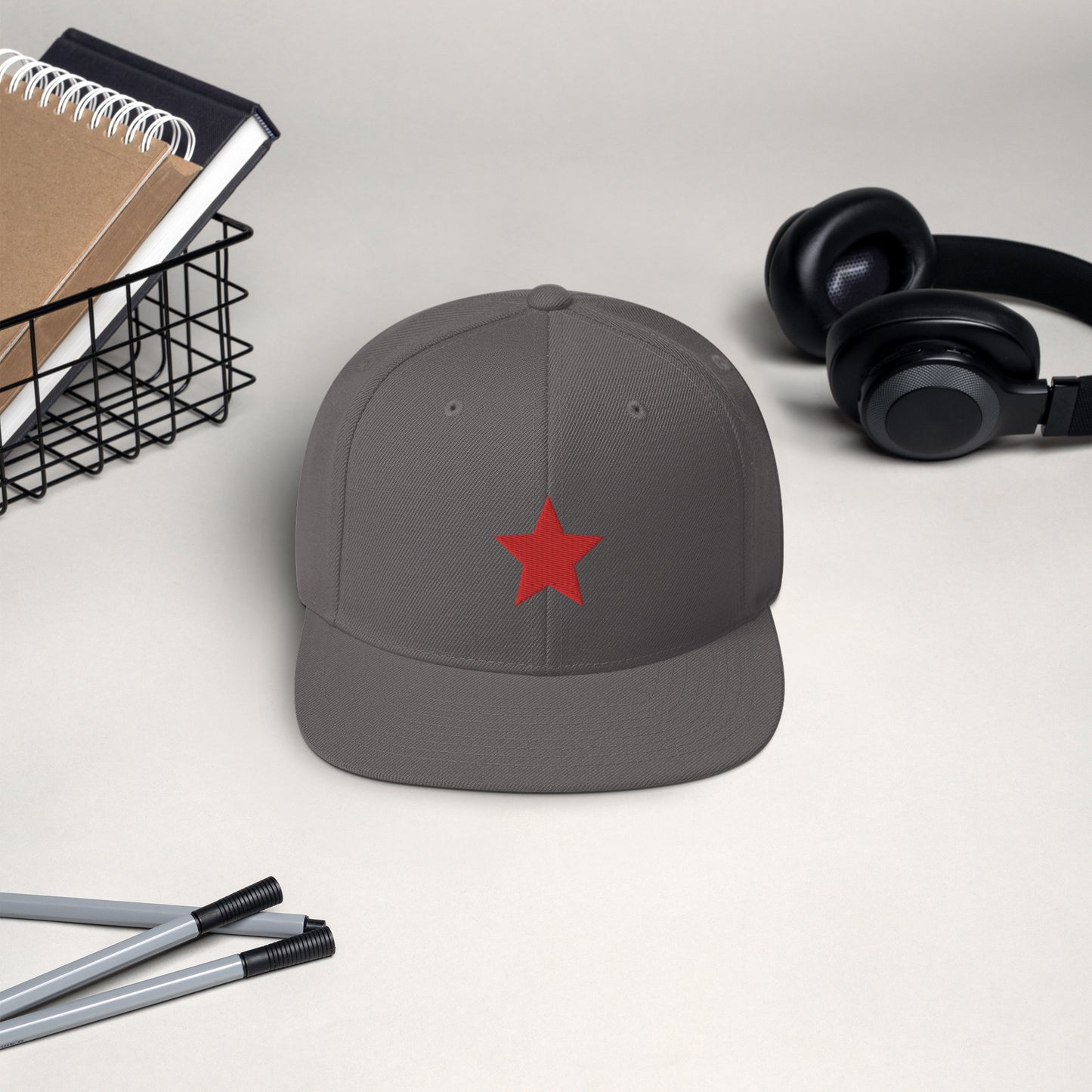 Socialist Solidarity Red Star Snapback Hat Communist Leftist Baseball Cap