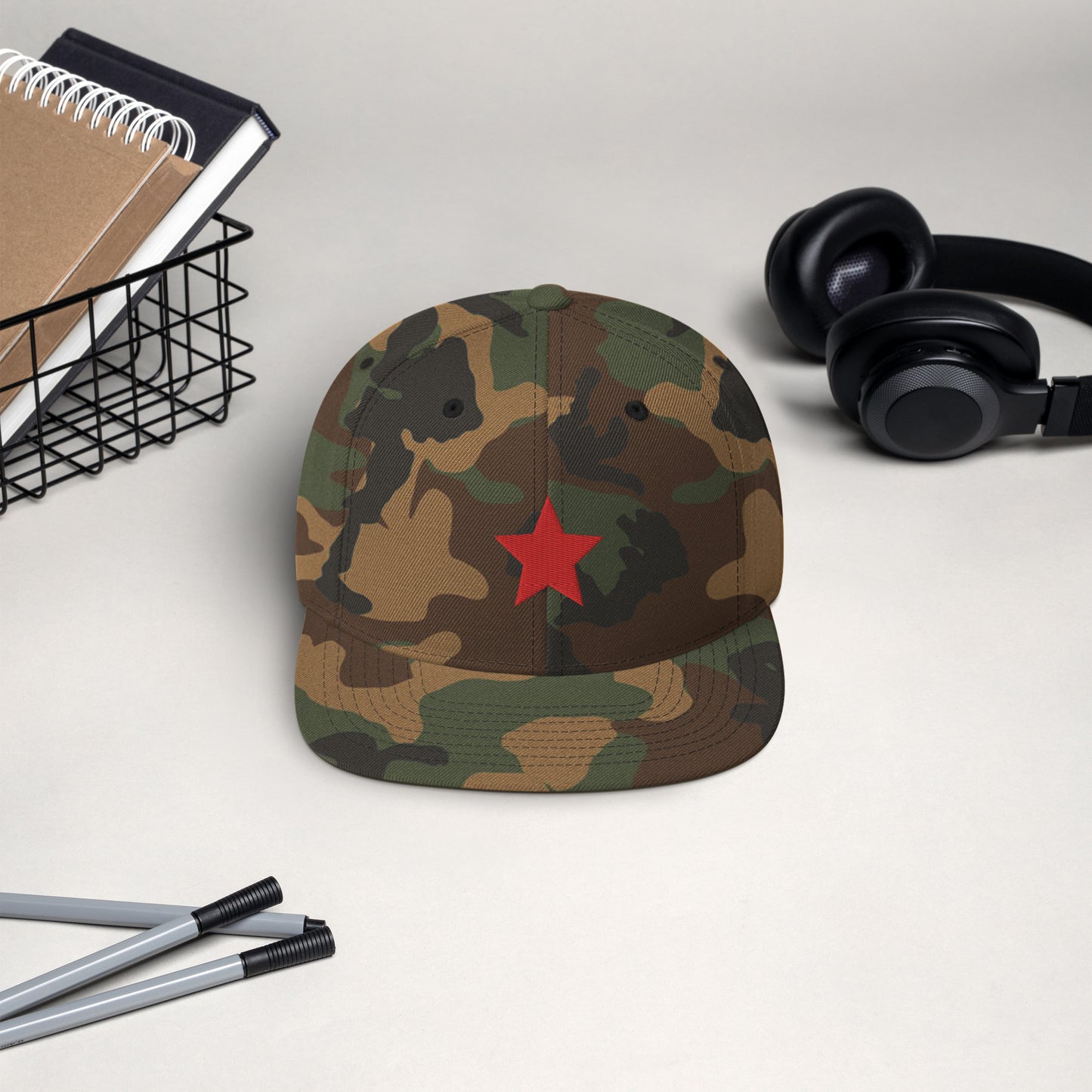 Socialist Solidarity Red Star Snapback Hat Communist Leftist Baseball Cap