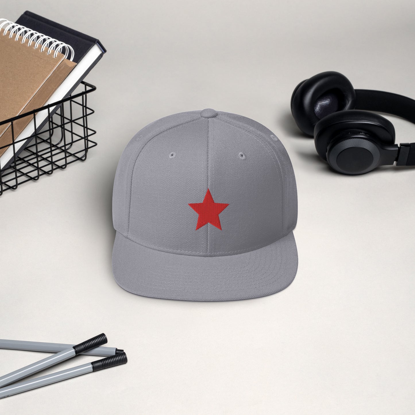 Socialist Solidarity Red Star Snapback Hat Communist Leftist Baseball Cap